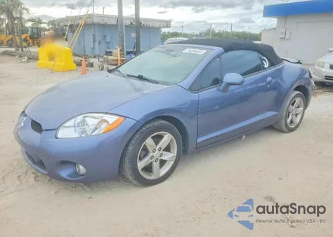 2007 Mitsubishi Eclipse Spyder Gs z USA, uszkodzony, nr VIN 4A3AL25F87E071283